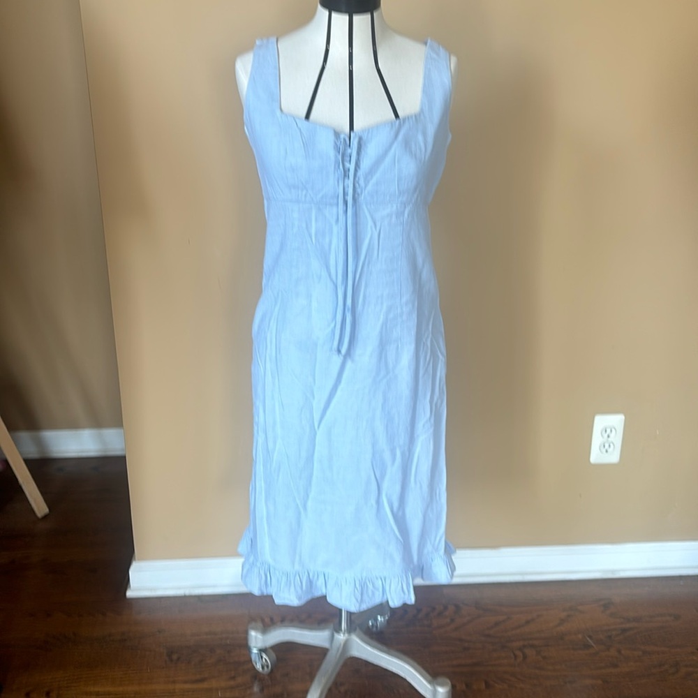Ralph Lauren Polo sundress lt blue size small
